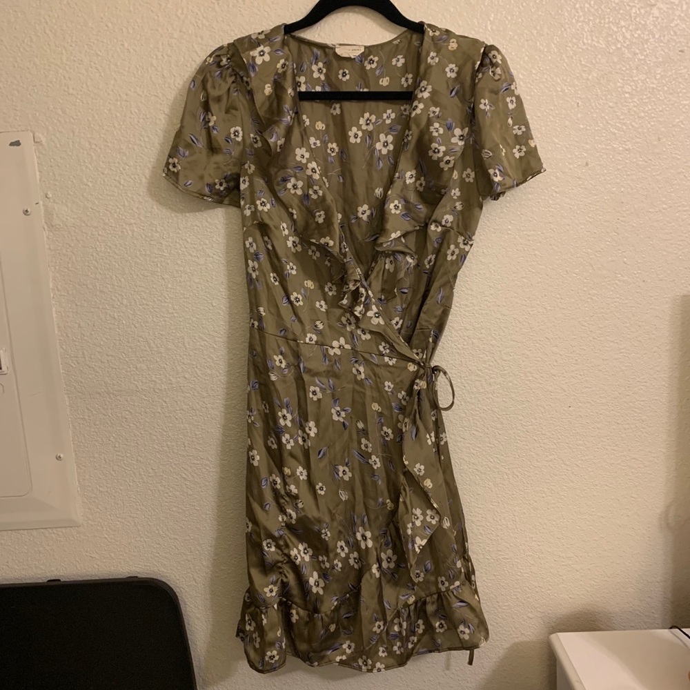 Floral Wrap Dress